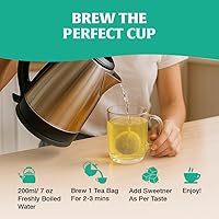 Vista 7 de HANDPICK, Bolsitas de té de menta, bolsitas de té ecológicas - 100 unidades Sin cafeína, sin OMG Sabor a menta, fresco y refrescante Directo