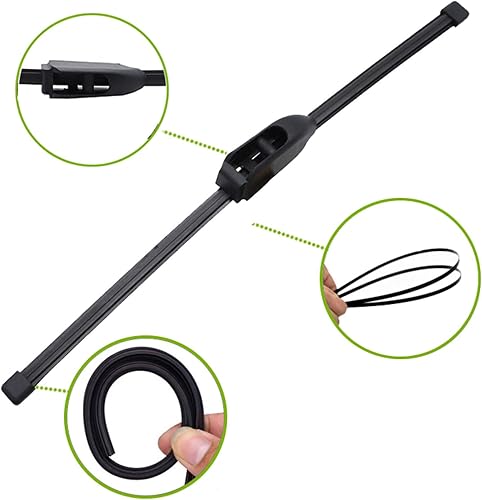 Miniatura 3 de WouND Limpiaparabrisas trasero, para Kia para Cerato YD 2012-2017 de 13 pulgadas, repuesto de ventana de limpieza de parabrisas trasero