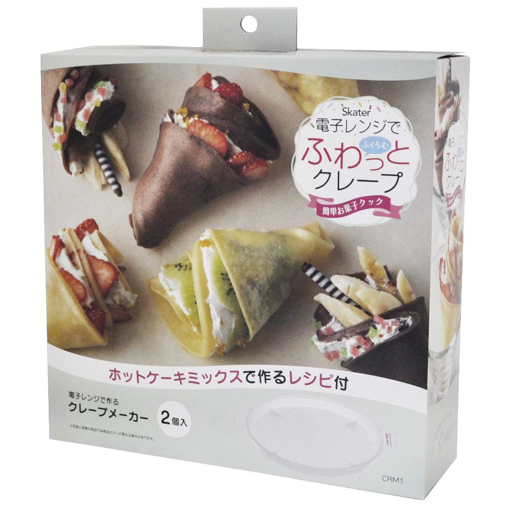 Amazon.co.jp: Skater CRM1 Microwave Crepe Maker, Set of 2