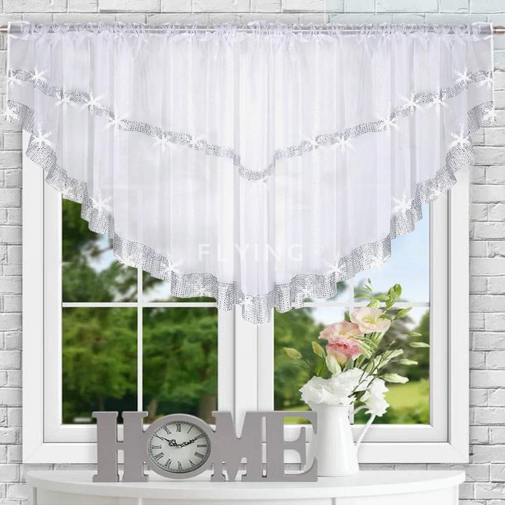 Cortina De Lino Gaze, Ventana Corta, Cocina, Dormitorio, 3 X 1,80