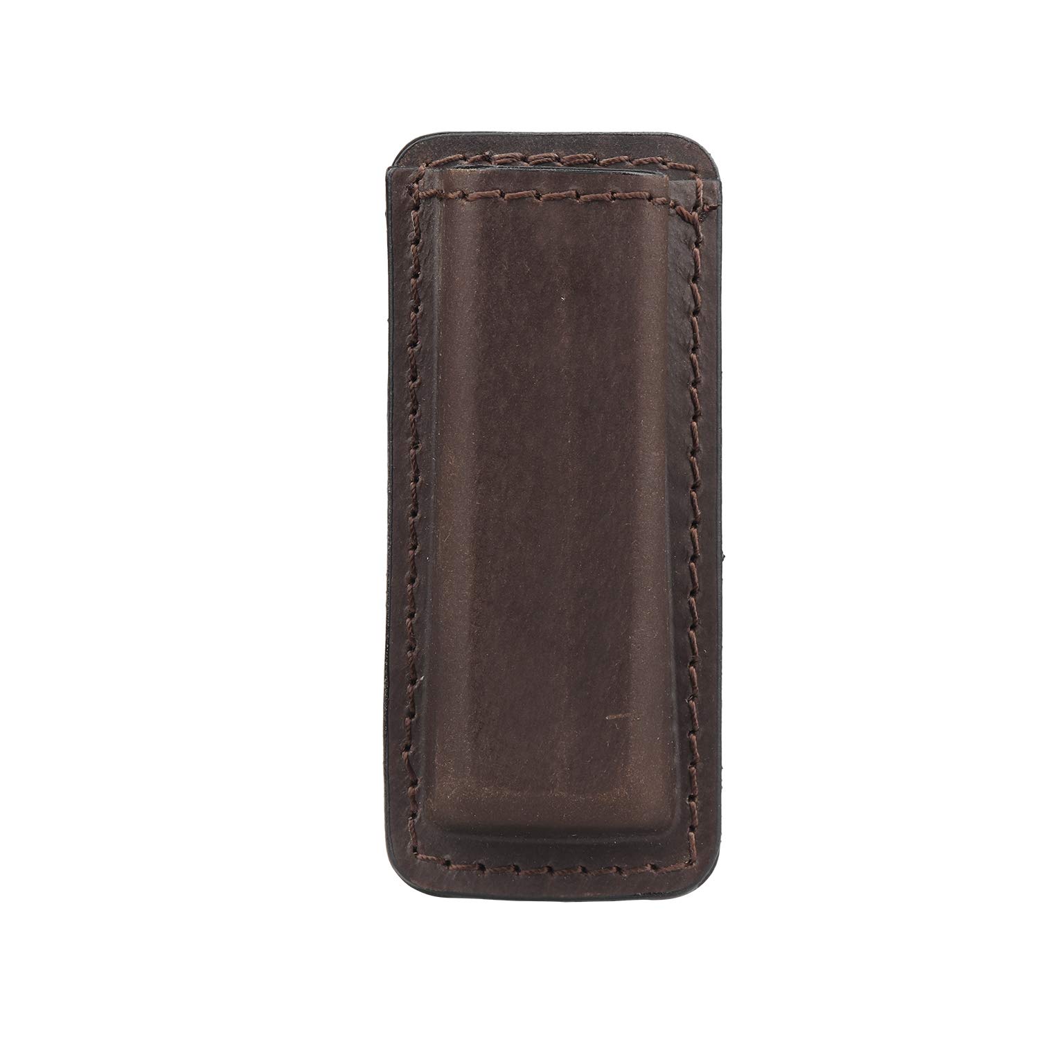 Leather Magazine Holder, Sizes to fit virtually Any 9mm .40 .45 or .380 Pistol Mag | Single or Double Stack | IWB or OWB