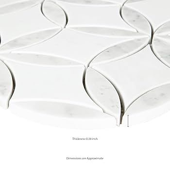 MSI AMZ-MD-00246 La Fleur 9.92 in. x 8.9 in. Geometric