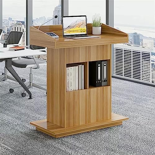 Atril Podio Podium Atril Podium Stand, Escritorio De Pie Para Presentaciones Para Aulas, Conciertos, Iglesias, Discursos Y Oficinas, Escritorio De Recepción Con Mostrador Color : C , Size : 113x64cm
