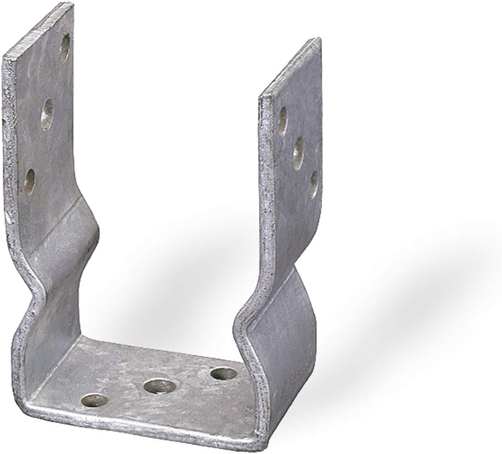 ConnexHV4261 Post Anchor 71 x 150 x 60 x 4 mm with Beading, Material: Galvanised – Pack of 1 HV4280