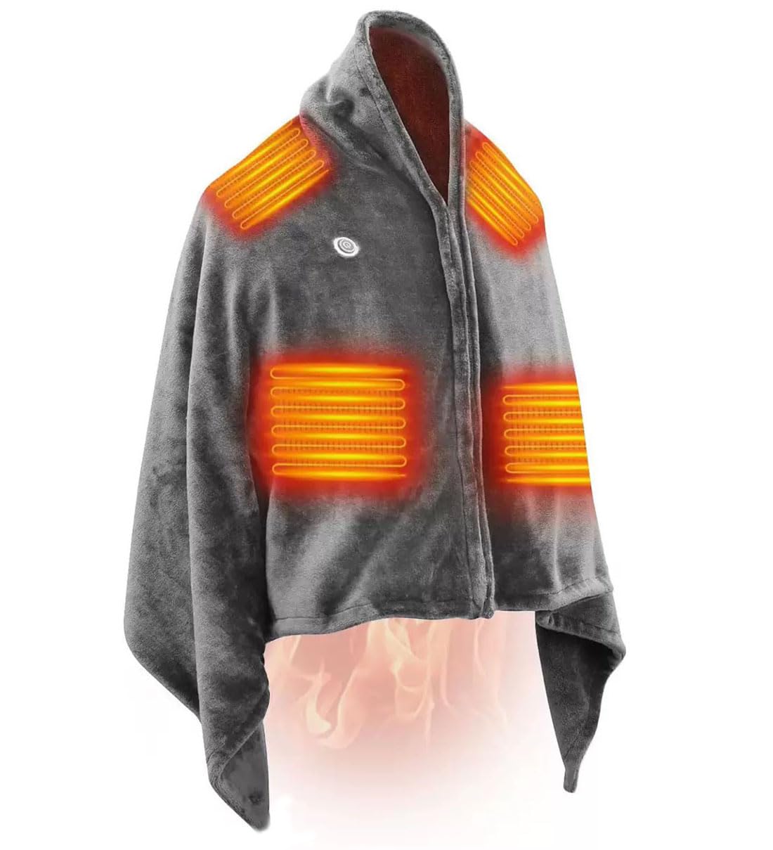 Amazon.com: Nekewe USB Heated Blanket Throw with 9 Heating Zone