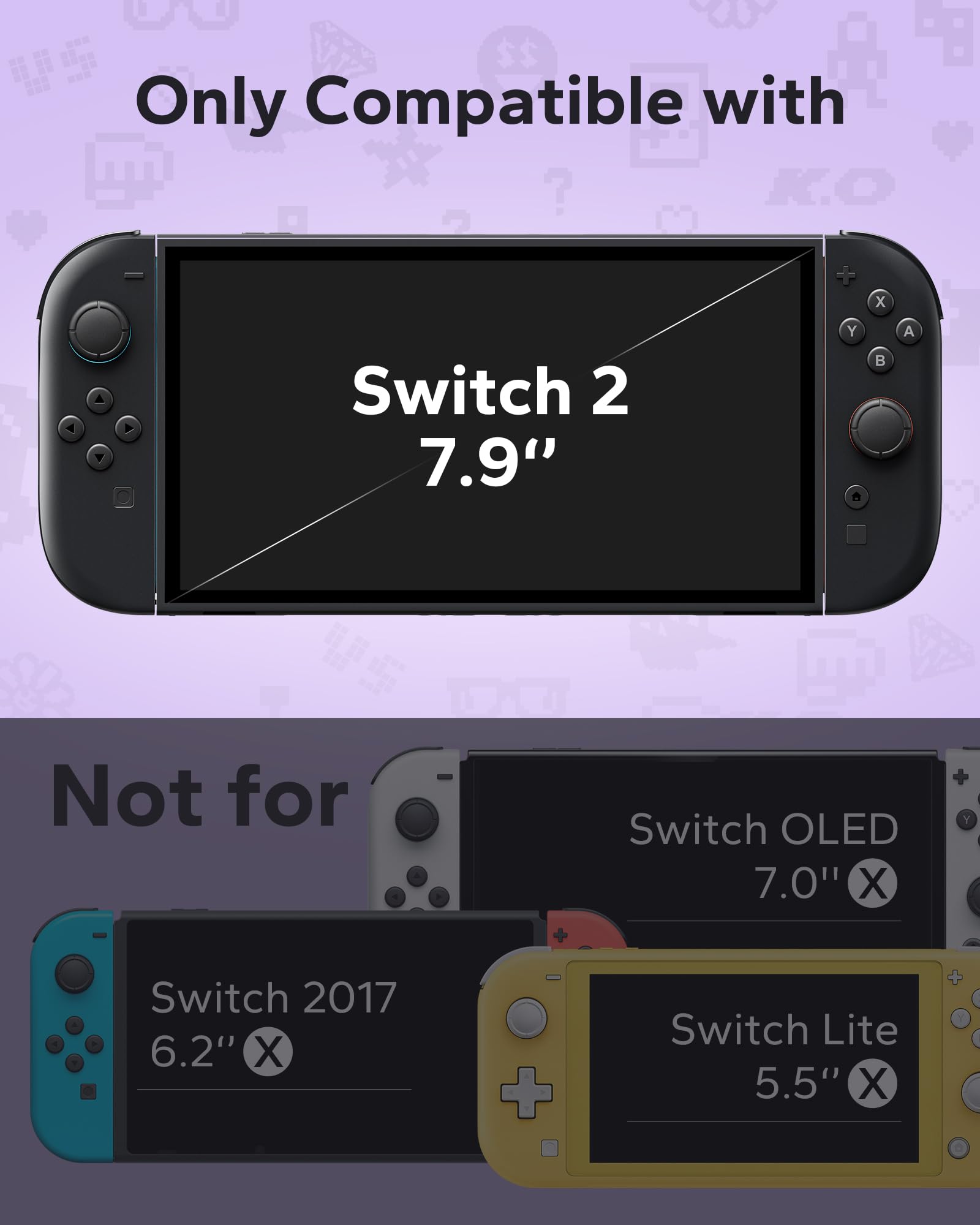 Amazon.com: JEMDO Textured Grip Protective Case Compatible with