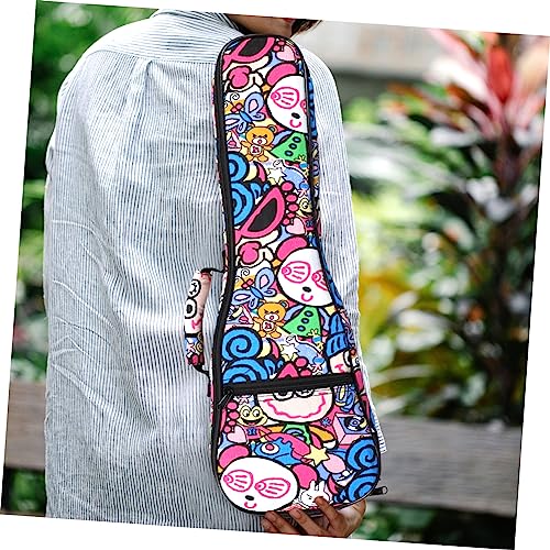 Housse de Transport Ukulélé Imperméable Colorful avec Bandoulière - 3