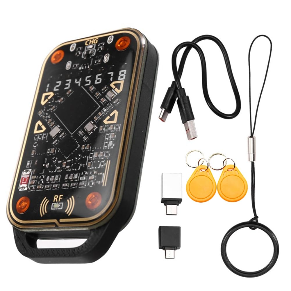 Chameleon Ultra V3.0 czytnik kart inteligentnych RFID 125 kHz 13,56 MHz ID IC karta inteligentna NFC Tag Copyer +2 x UID brelok