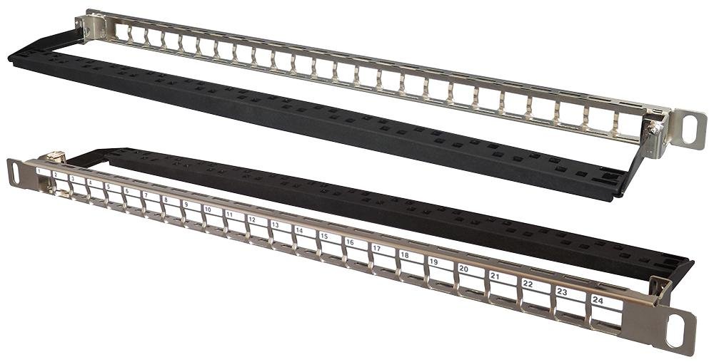 Pannello, FTP, 24 porte, 0.5U, Connettori Patch Panel, Qtà X 1 | FFK24MT0.5SU