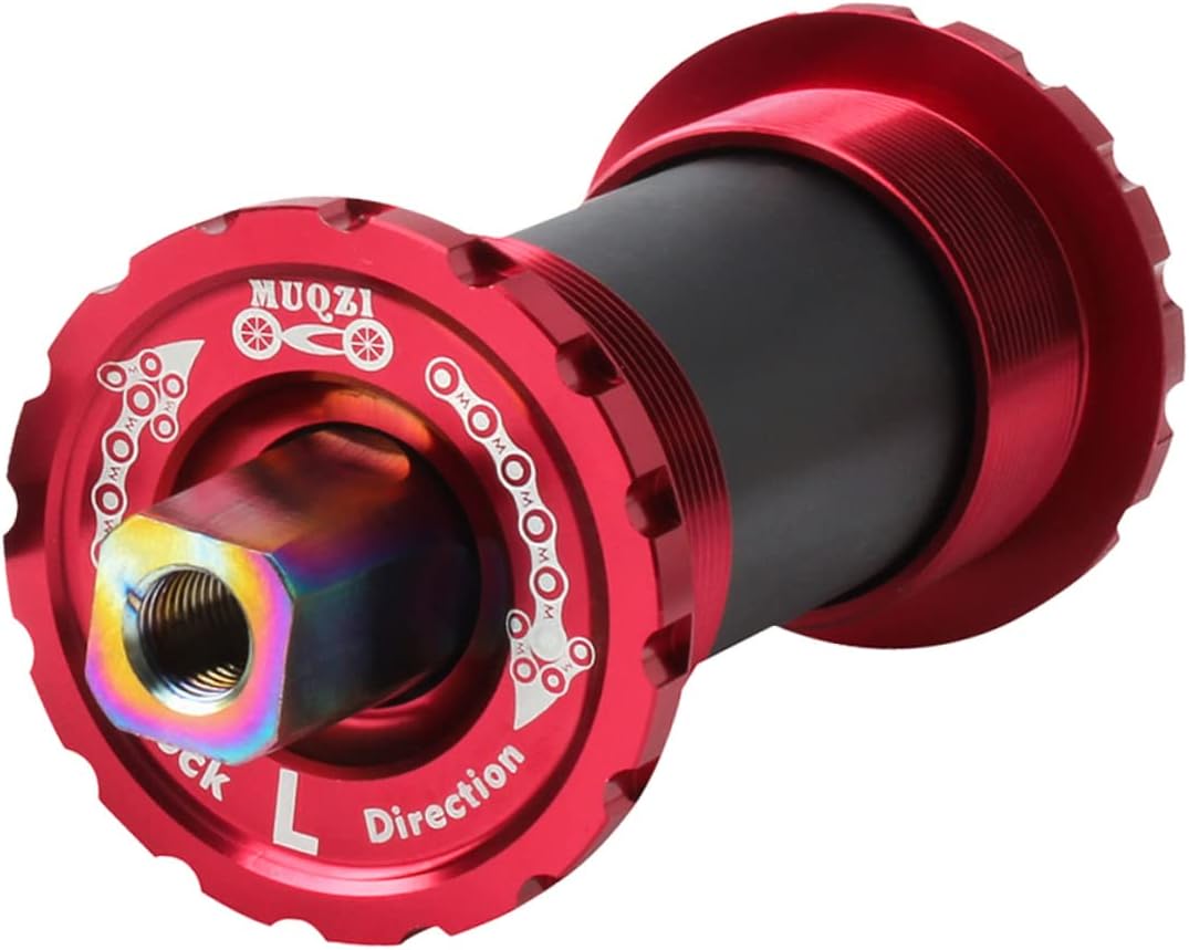 POPETPOP Bike Bottom Bracket Titanium Alloy Central Crank Square Bicycle Stand for Road/Mountain Bike Ceramics