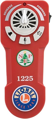 Miniatura 14 de Lionel North Pole Express - Juego de tren de juguete de batería con control remoto, locomotora, vagones de tren y pista con sonidos auténticos de