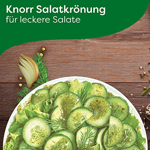 Knorr Salatkrönung Dill-Kräuter für ein leckeres Salatdressing mit natürlichen Zutaten* 5 x 3 Portionen 15 Stück