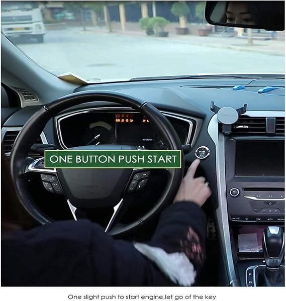 Universal Car Remote Engine Starter Push Engine Start for Car Keyless Entry Lock/Unlock Trunk Release Remote Key or Phone Control Gifts for Man