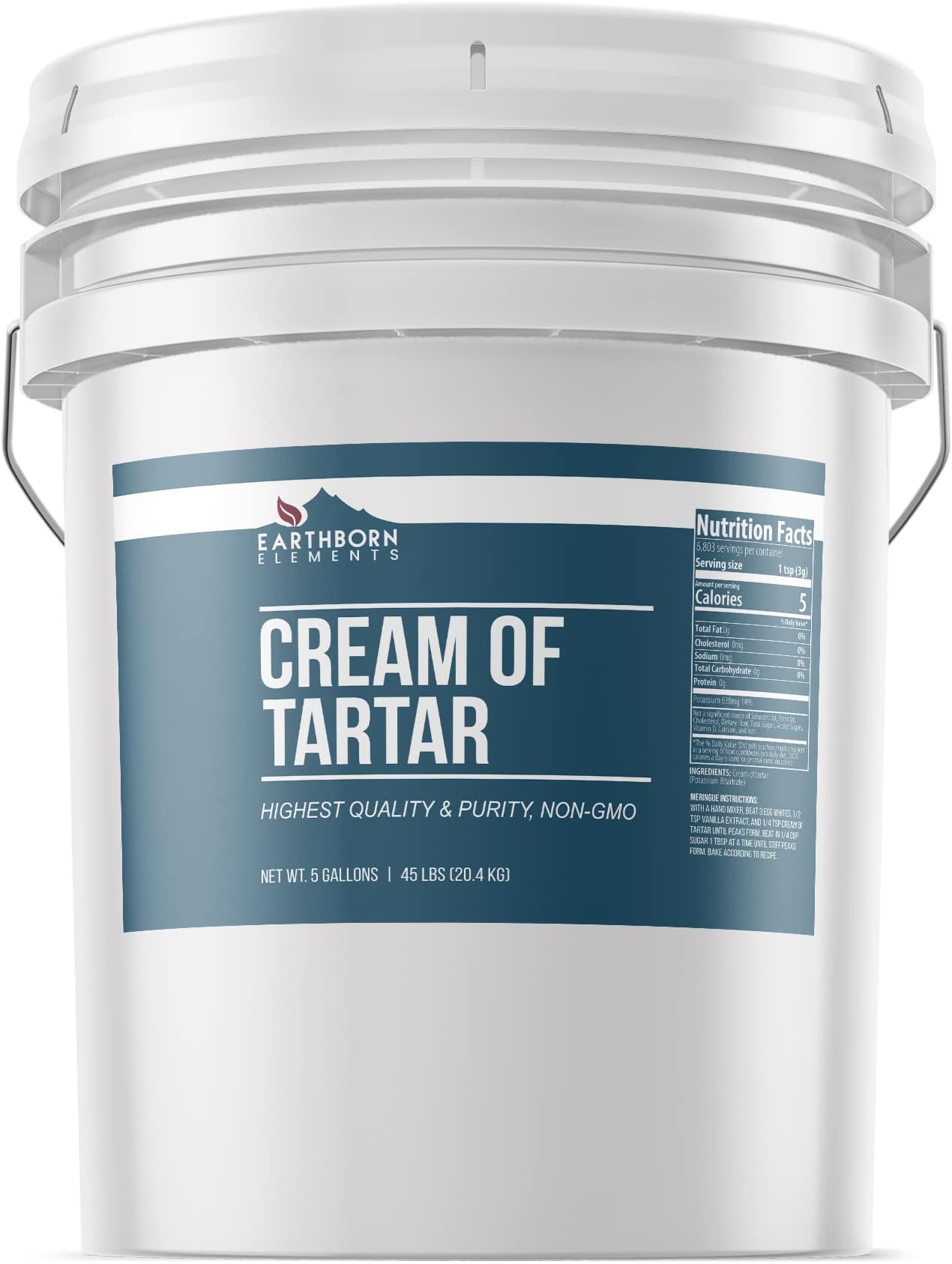 Amazon.com : Badia Cream of Tartar, 2 Pound (1283784) : Cream Of Tartar ...