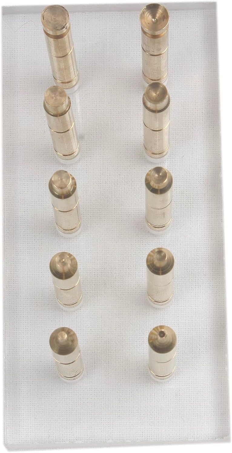 10 Pieces of Brass Dop Sticks| Size 2,3,4,5,6 Used For Lapidary | Faceting of Gemstones, Bronze| Pack of 1