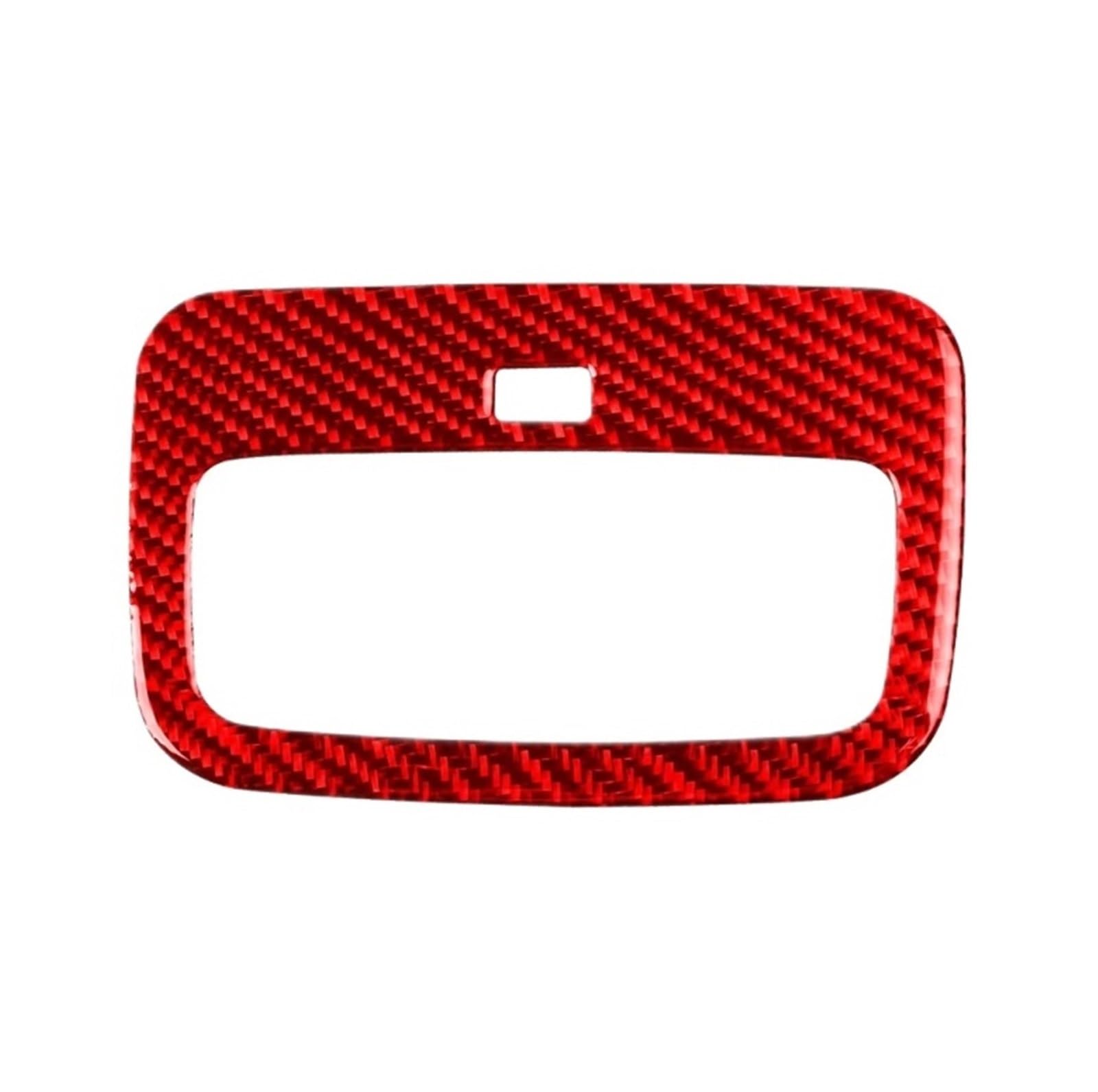Interior Styling Sticker Car Reading Light Panel Sticker LHD RHD Lamp Outer Trim for Toyota for Yaris 2006 2007 2008 2009 2010 2011 Accessories Decoration(Red Carbon)