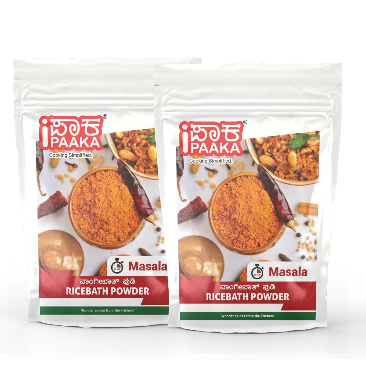 iPaaka Ricebath Powder 100g (PACK OF-2) Freshly Ground Aromatic Masala Magic Sprinkle Rice Dish Masala Vangibath Powder Chemical Free Just Like Homemade (B0CBJVBXWF) Amazon Price History, Amazon Price Tracker