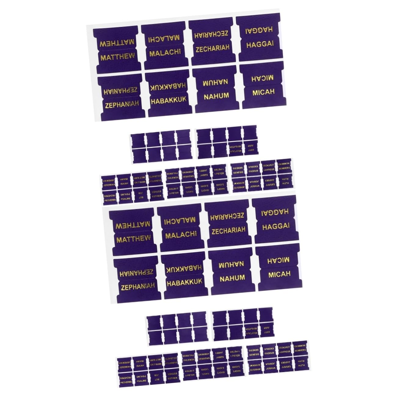 NUOBESTY 2sätze Pu Bibelregister-tabs Kleine Index-tabs Für Bibelstudien Praktische Aufkleber Mit Indizes Und Leeren Etiketten Für Und Schnelles Von Bibelstellen