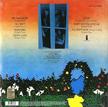 FREE★Fire And Water UK Pink  i log Free Fire And Water - 1st - EX UK Vinyl LP — RareVinyl.com