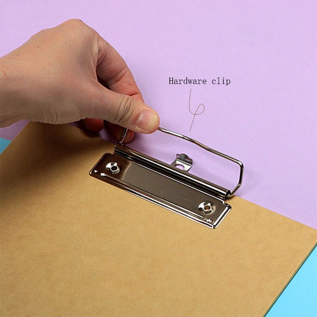 Zwischenablage für Bürobedarf A4-Multifunktions-Zwischenablage, Ordner-Zwischenablage Butterfly Clip, Schreibtafel-Clip Thick 10PC Haltbarer Clip mit niedrigem Profil