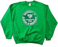 Vista 2 de Alabama Birmingham Blazers 50/50 Blended - Sudadera vintage de cuello redondo de 8 onzas