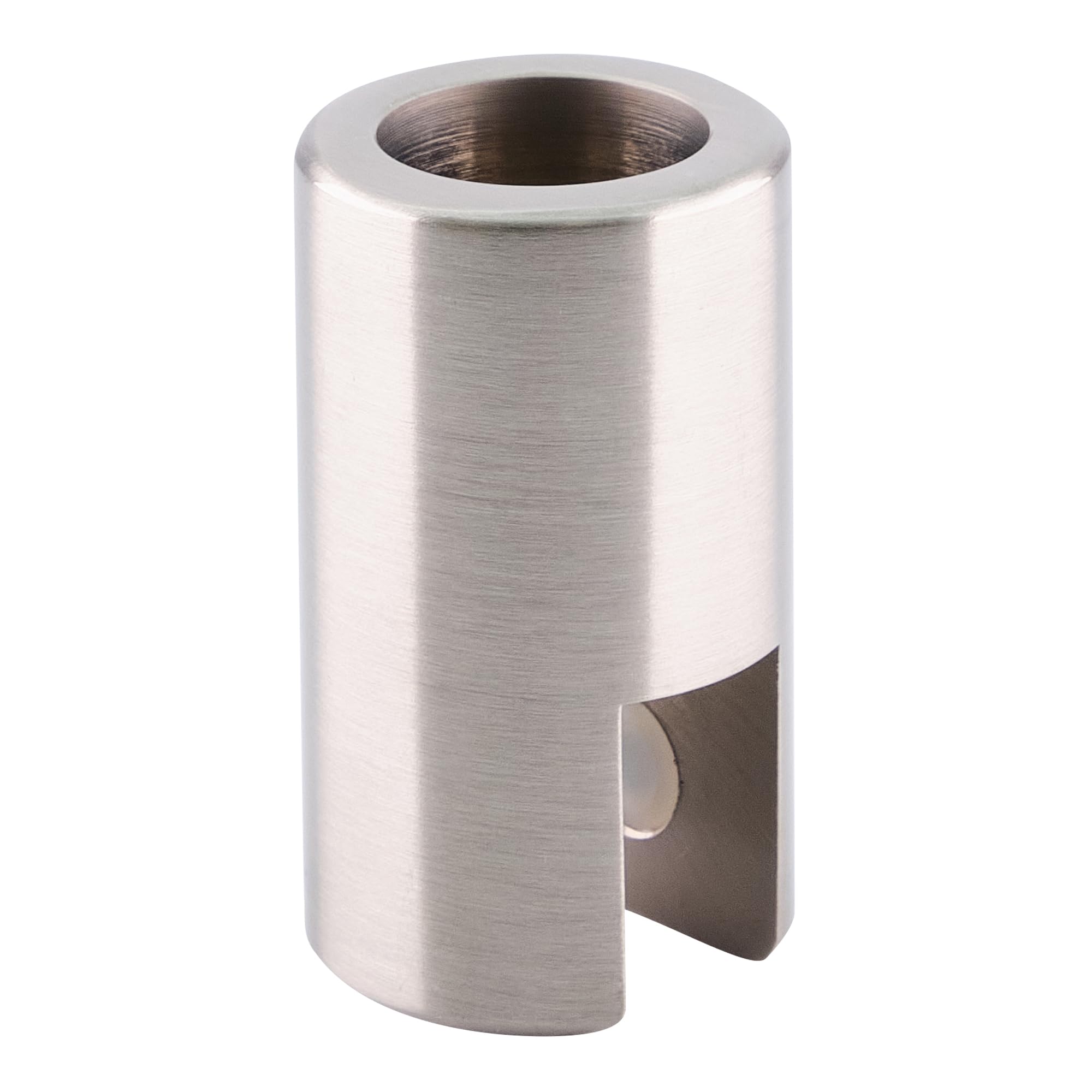 CRL Soporte de barra de soporte de níquel cepillado para vidrio de 3/8" a 1/2" (10-12mm)