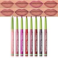 Vista 46 de evpct Juego de 3 pintalabios desnudos beige, marrón claro, naranja, mate para mujeres, 24 horas de pintalabios mate, larga duración, impermeable y a