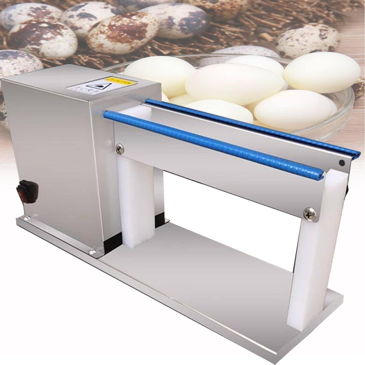 BOOZXCV Electric Quail Egg Peeler Machine, Commercial Sheller