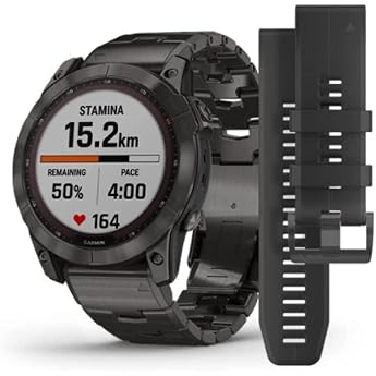 Garmin Fenix 7X Sapphire Solar with Titanium Bracelet Slate Grey/Slate Grey