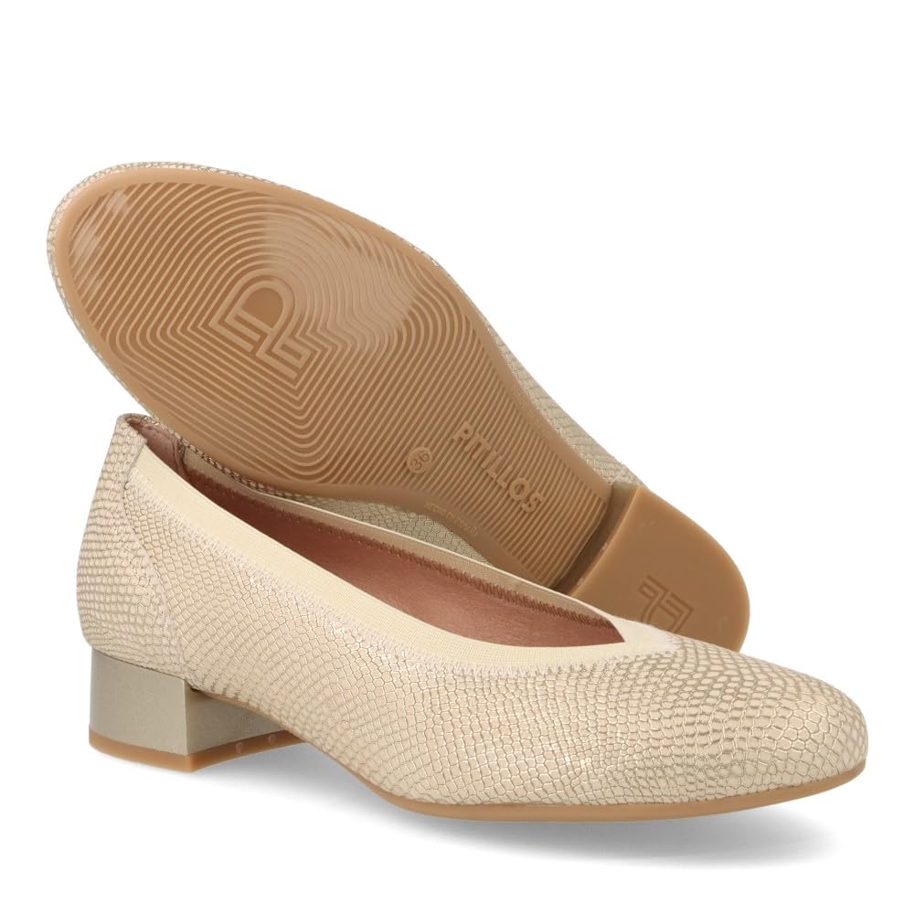 PITILLOS ZAPATO DE SALON CON ELASTICO 5710 ORO - 36