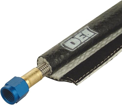 Miniatura 4 de Design Engineering 010477 Fire Wrap 3000 Funda de protección térmica de 0.625 "x 24" para cables, mangueras, etc. (con cierre de gancho y bucle)