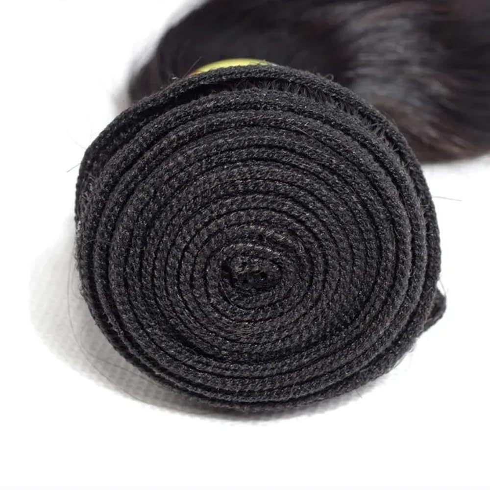 30 32 34 Inch Loose Wave #1B Natural Black Prolungamento Capelli Umani Human Hair Bundles Weave Extensions Double Weave 3 Bundles Totaling 300 Grams