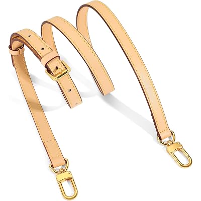 Vachetta Leather Replacement Adjustable Shoulder Strap for L V Handbag Replacement Bag Strap