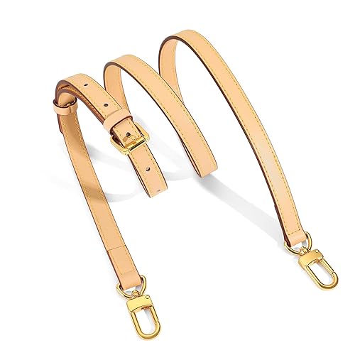 Vachetta Leather Replacement Adjustable Shoulder Strap for L V Handbag