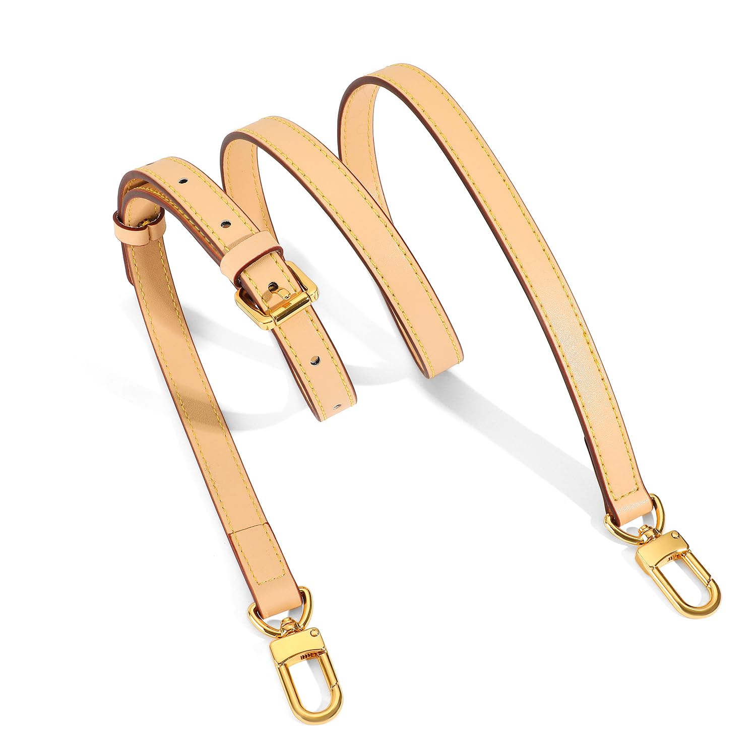 RYYXZXL Vachetta Leather Replacement Adjustable Shoulder Strap for L V Handbag Replacement Bag Strap