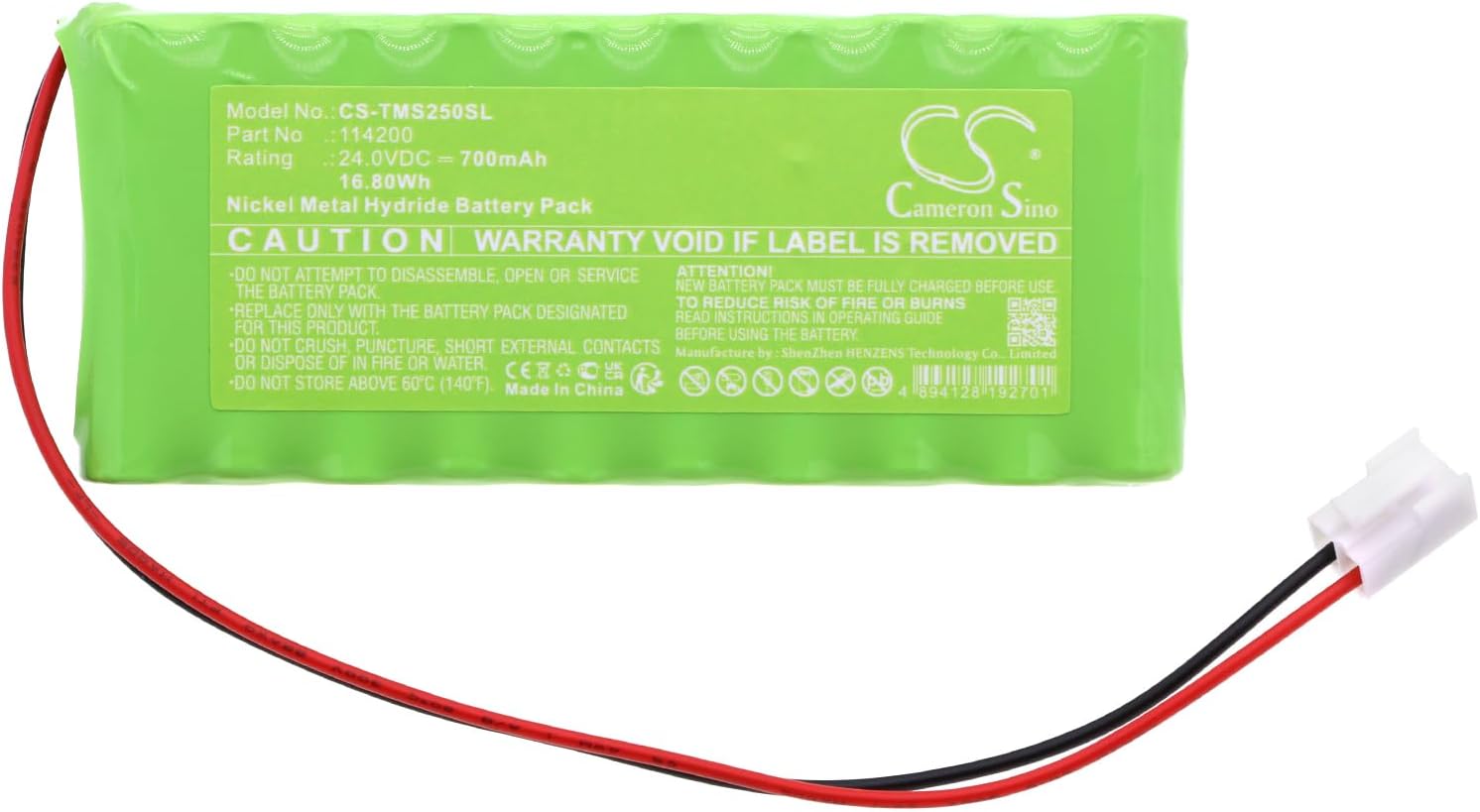 Cameron Sino Battery for Thomson Sesame 250 PN:Thomson 114165, 114166, 114200, 114201, 510062 700mAh / 16.80Wh