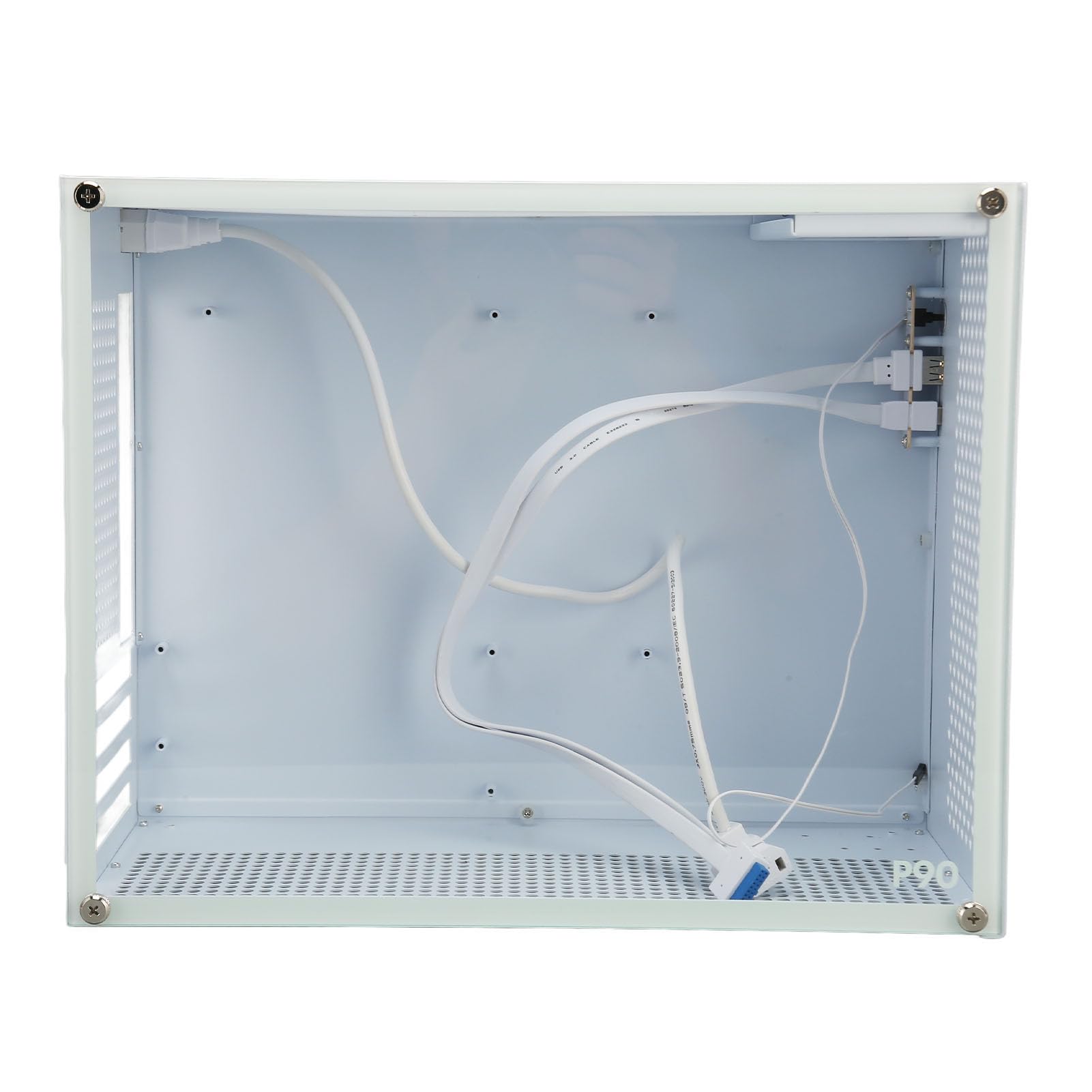 Obudowa Komputera Mini Matx, Obudowa Komputera do Gier, Objętośj Obudowy 20,6 L Itx, Obosługa Zasilaceza Atx, Chłodzenie Puresora, 6 Gniazd Ssd, do Pracy Biurowej i TSrodowisca Gier