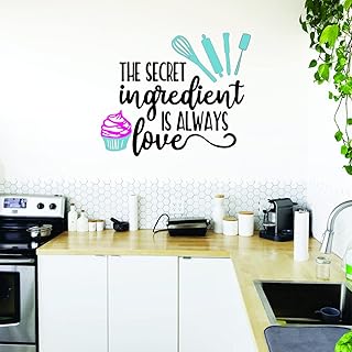 Sticker Fantasy Vinyl Kitchen Food Cooking Lovers Quote Self Adhesive Wall Sticker, 10 x 750 x 600 Millimeters Price In India