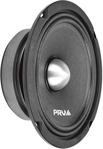 Miniatura 4 de PRV AUDIO 2 altavoces tipo bala 6MR250B-4 de rango medio delgado de 6.5 pulgadas, 250 vatios, 4 ohmios, de montaje delgado, audio para automóvil