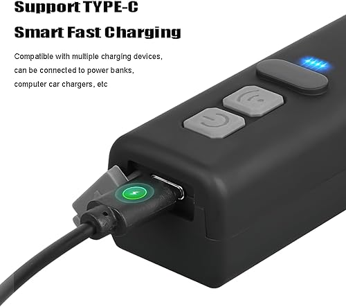 Miniatura 7 de Faro LED con detección de ondas, diadema desmontable negra, linterna de control de movimiento para exteriores con montaje ajustable, lámpara de