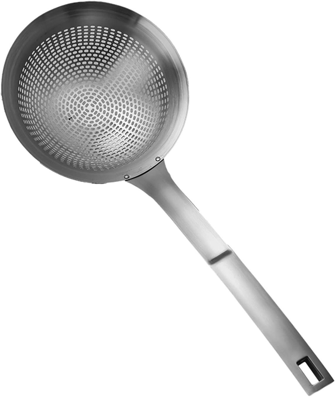 Leaky Spoon Stainless Steel Cooking Fence, Stainlesssteel Filter Skimming Spoon, Hot Pot Fat Separator Spoon, Colander, Cooking, Oil Fry Food Colander (Size : X-Large)