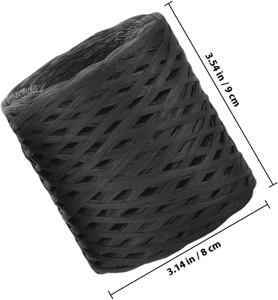 STOBAZA 4 Rolls Decorative Packing Ribbon Strings for Wrapping and DIY Crafts, Multi-Color (Purple, Orange, Black, White), 200 Meters Total Length, Suitable for Box Packaging and Holiday image 2