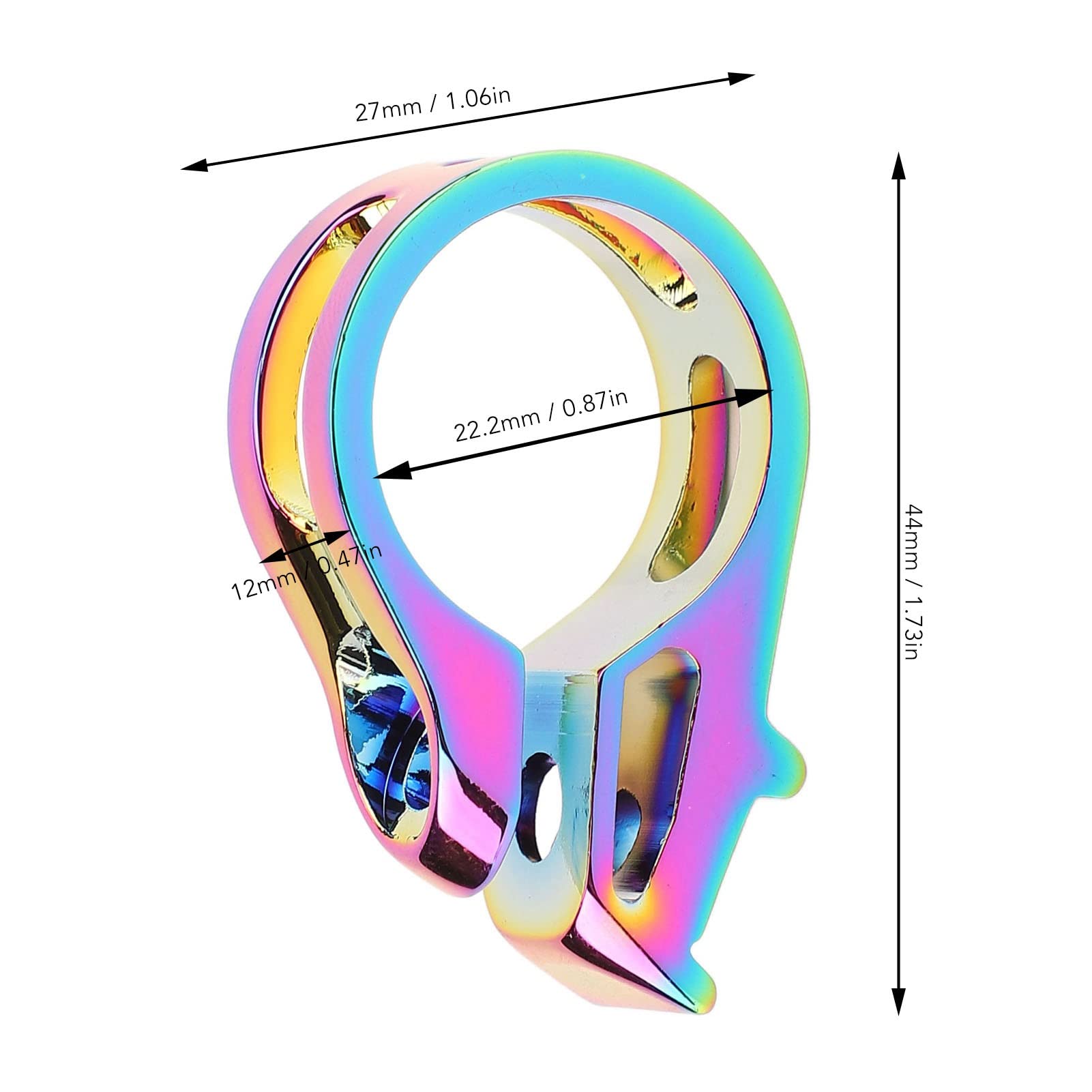 Bike Shifter Clamp, Bicycle Shifters Clamp Bike Shifter Bar Clamp Aluminum Alloy Anti Slip Wear Resistant Bike Accessories for SRAM X7 X9 X0 XX XO1 XX1(colorful)