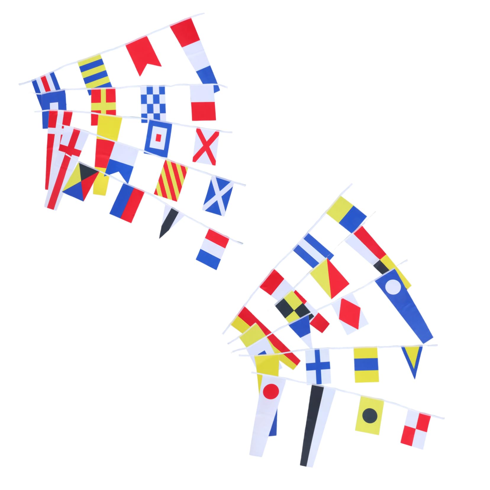 Guirlande de drapeaux nautiques résistante pour pavoiser vos bateaux Milisten