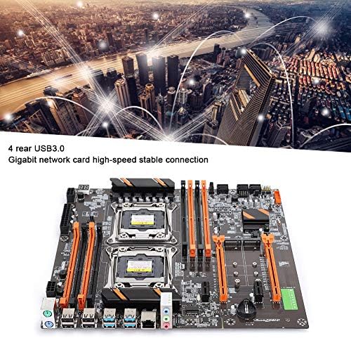 Portable Dual Socket Desktop Motherboard 2011-3 Pin DDR4 for Studio Computer Game Simulator E5CPU