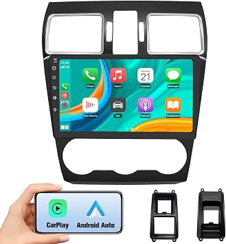 Junsun 5G WiFi 64GB ROM Car Radio Stereo for Subaru Forester 2015 2016 2017 2018 Suitable for Factory Sounds System,Wireless CarPlay/Android Auto,GPS DSP RDS,Upgrade BT 5.0 AM/FM