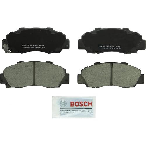 BOSCH BC503 QuietCast Premium Ceramic Disc Brake Pad Set - Compatible with Select: Acura CL, Integra, Legend, NSX, RL, TL, Vigor; Honda Accord, CR-V, Odyssey, Prelude; Isuzu Oasis, FRONT
