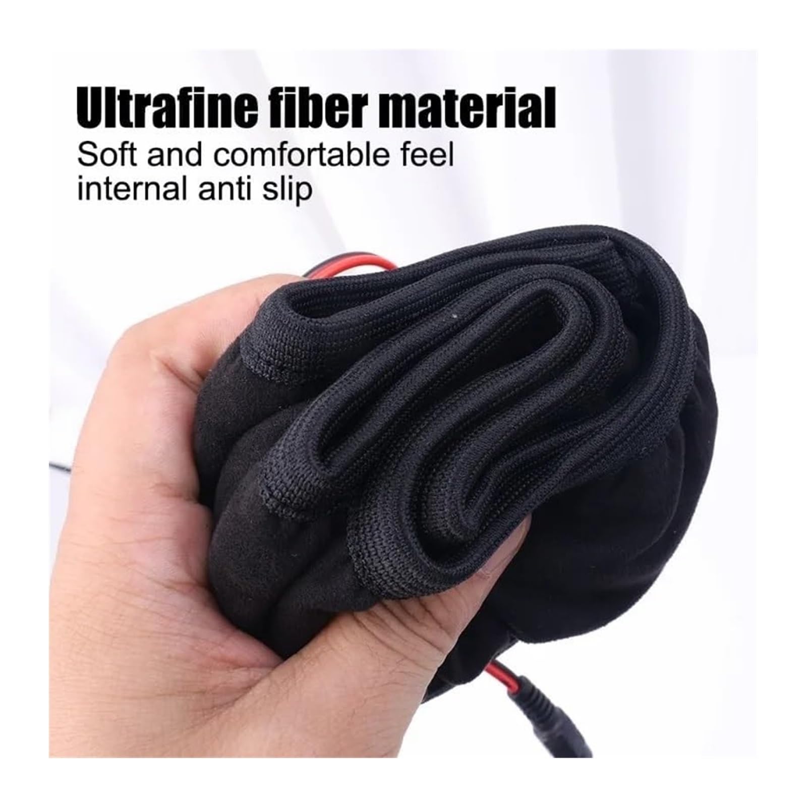 Funda Protectora para Volante Calefactable Coche 38 Cm/15 Pulgadas Accesorios Interiores Cubiertas Volante