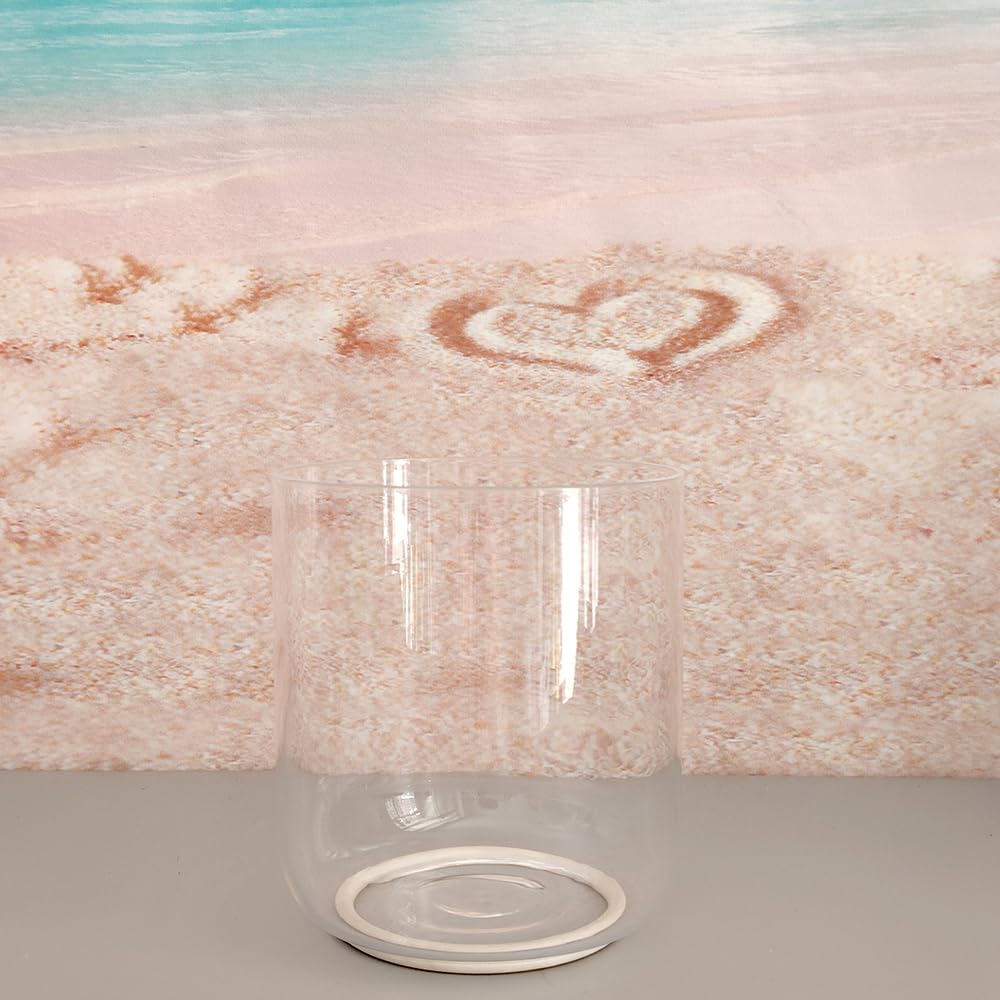 F note Heart Chakra Clear Quartz Crystal Singing Bowl 6 inch mallet & O-ring included