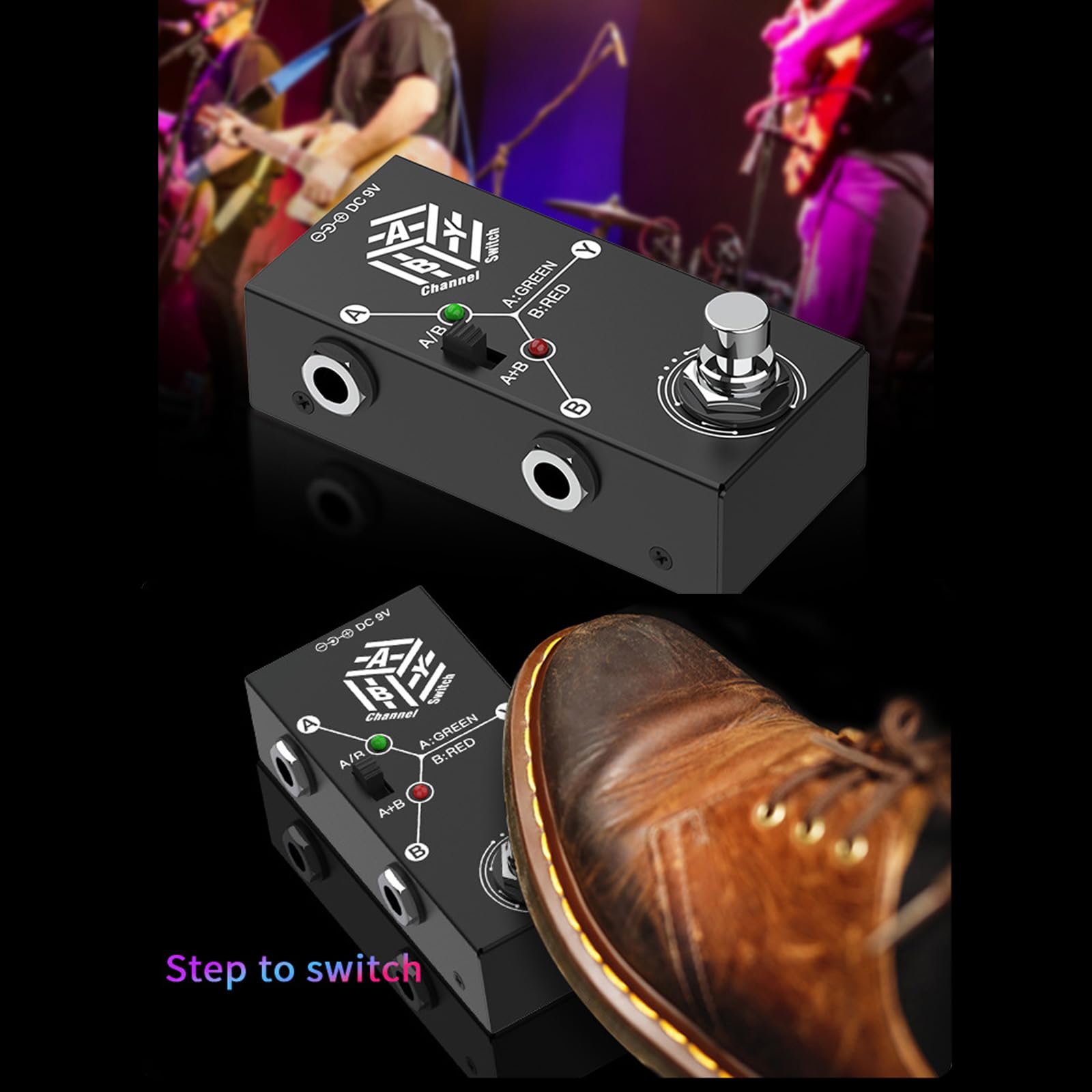Amazon | ギターペダル AB ボックス ABY チャンネルスイッチ AB